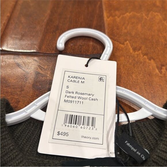NWT Theory Cable Sweater - Picture 6 of 6